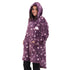 Snuggs Blanket Hoodie Purple stars